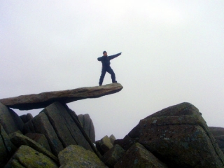 Roca extraña en Snowdon 